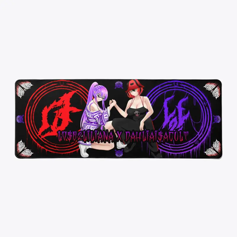 L2L X DC HARDCORE POSE DESK/GAME MAT 